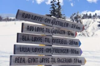 běžecké stopy trasa Peera Gynta zájezd lyže Norsko 2027