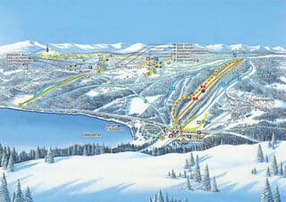 mapa běžecké tratě zájezd zima Norsko 2027