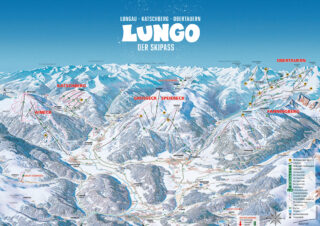 mapa Lungo lyžování Rakousko 2027